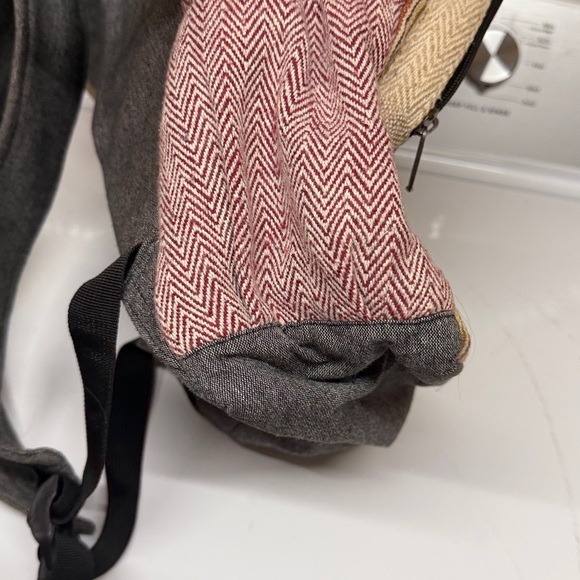 Himalayan Hemp Multicolor Patterned Backpack - Picture 4 of 6